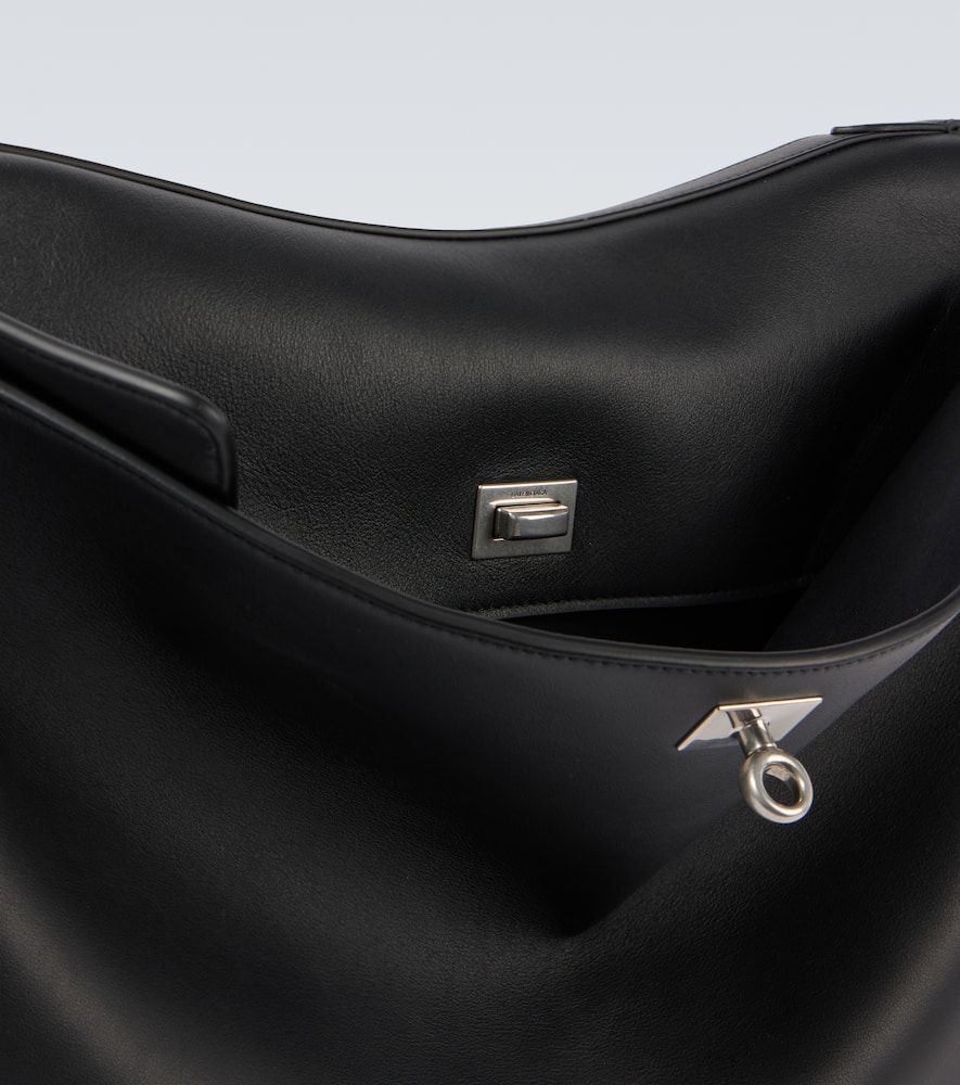 Rodeo leather messenger bag