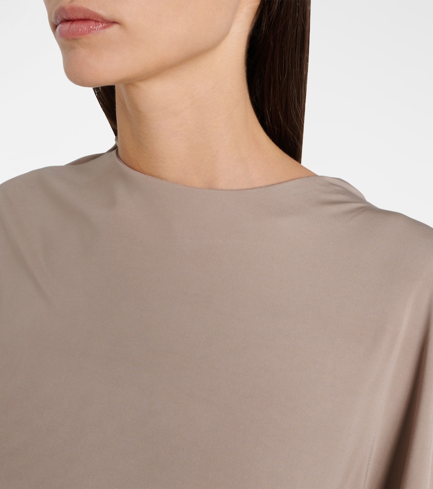 Vala draped jersey maxi dress