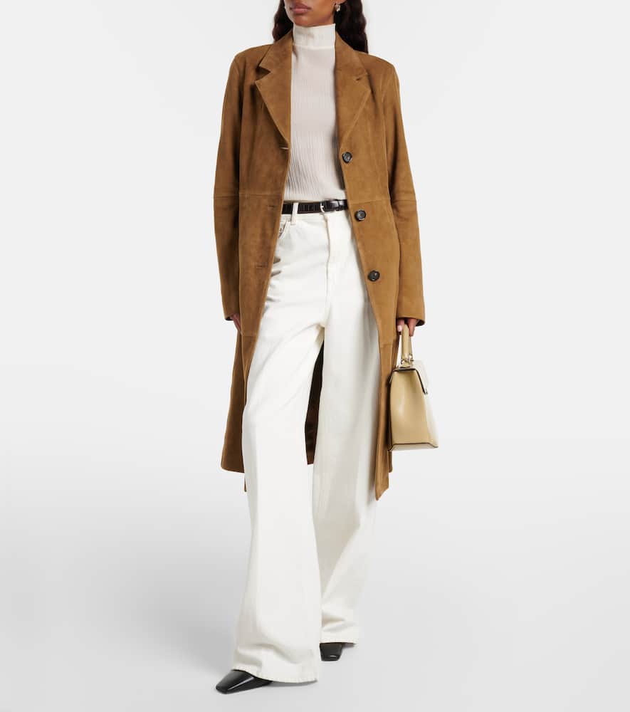 Suede coat