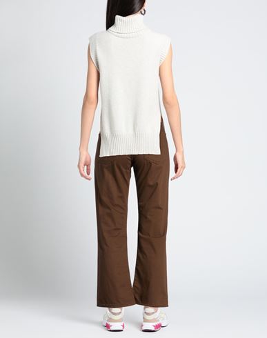Woman Jeans Chocolate brown Size 28 Cotton, Elastane