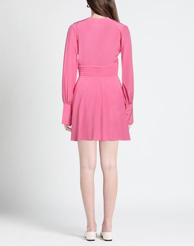 Woman Mini dress Magenta Size M Silk