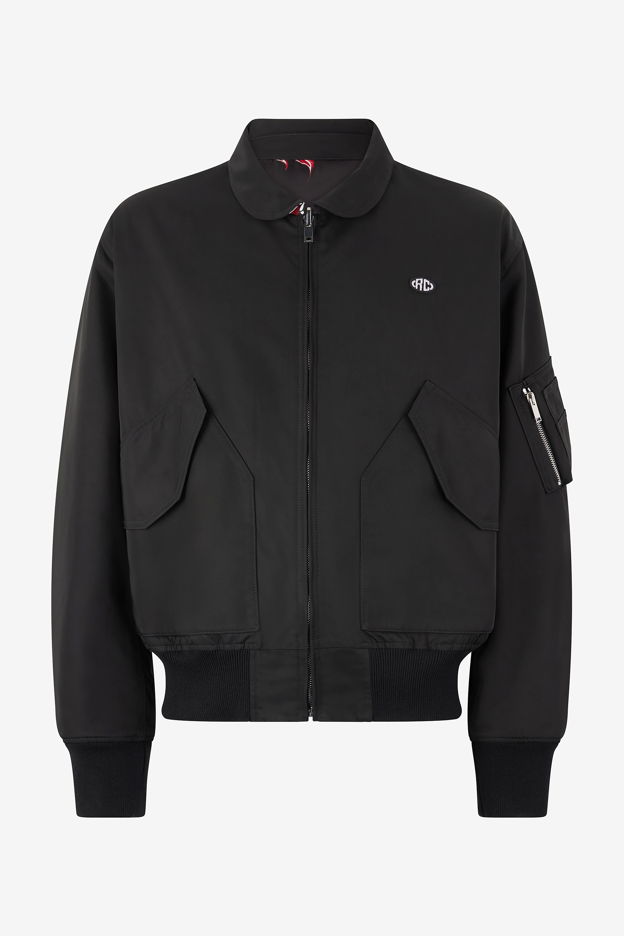 Reversible Bomber Jacket With Dragon