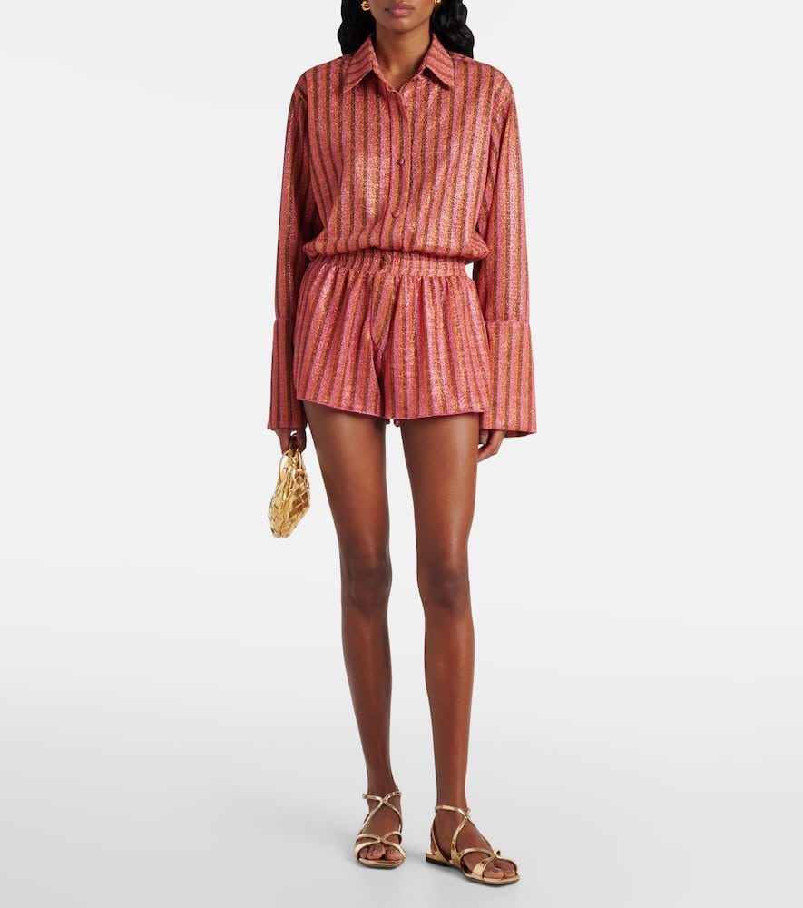 Oséree Lumière striped shirt