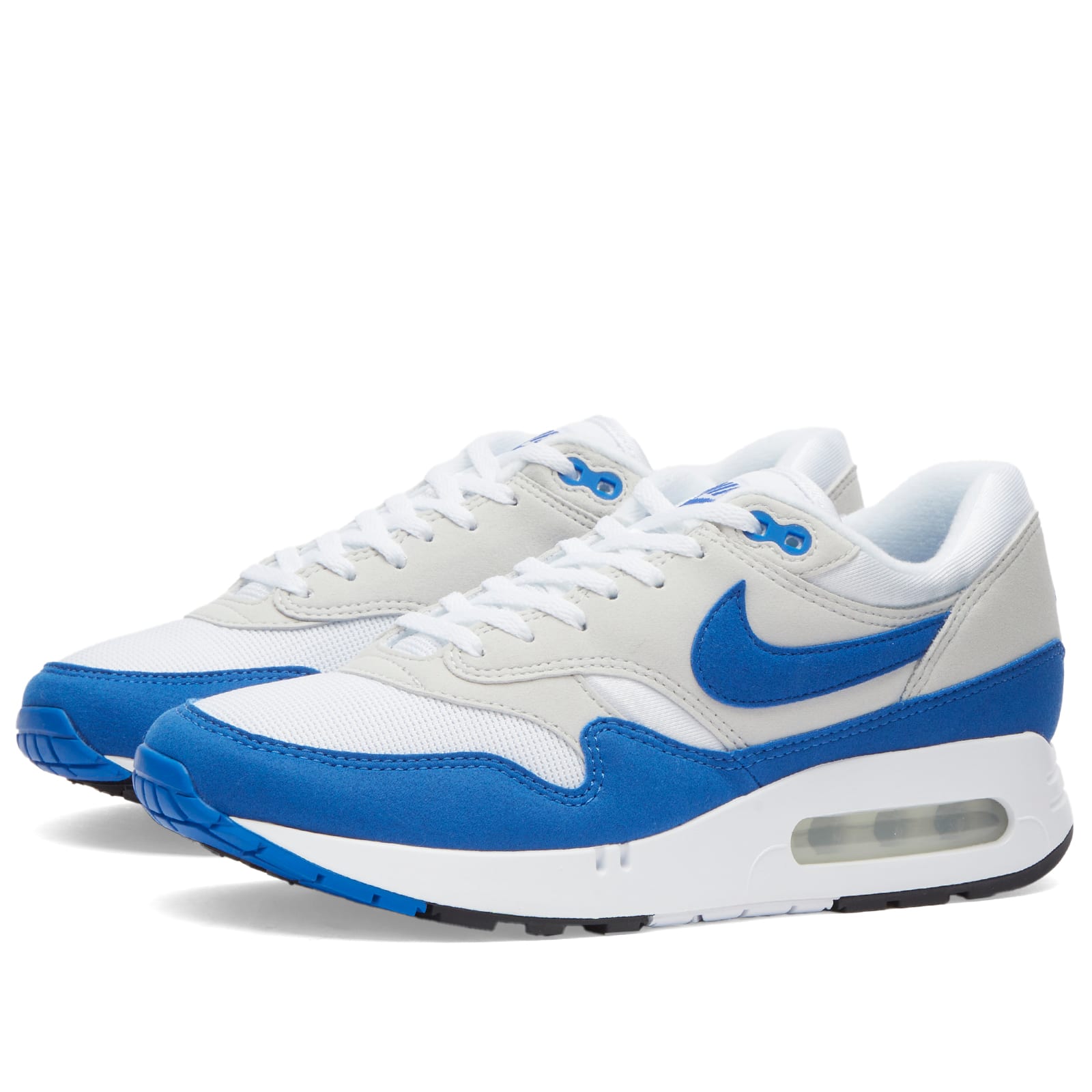 Air Max 1 '86 OG Sneakers in White/Royal Blue/Black, Size UK 6.5 