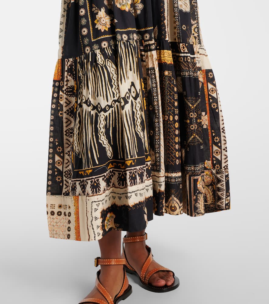 Sabbage printed cotton midi dress