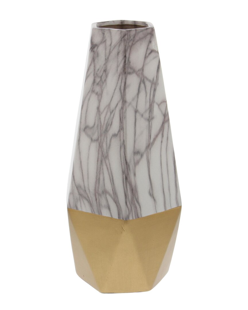 Gold Stoneware Vase