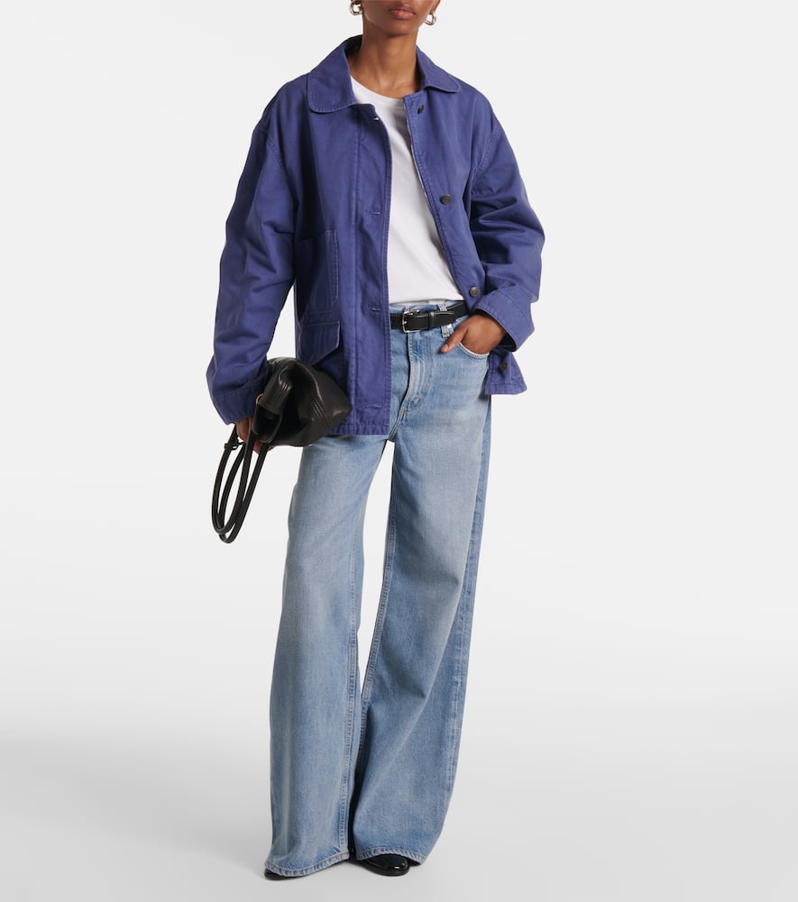 Paloma mid-rise wide-leg jeans