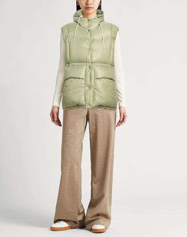 Woman Vest Light green Size L Polyamide