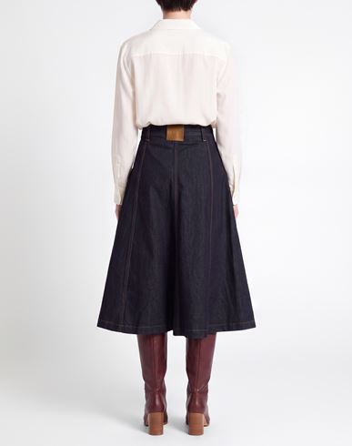 Woman Denim skirt Blue Size 2 Cotton