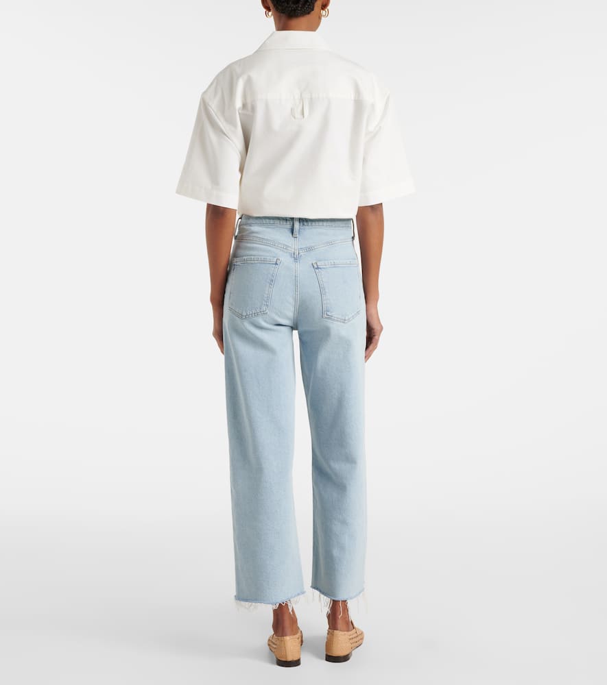 Ren high-rise wide-leg jeans