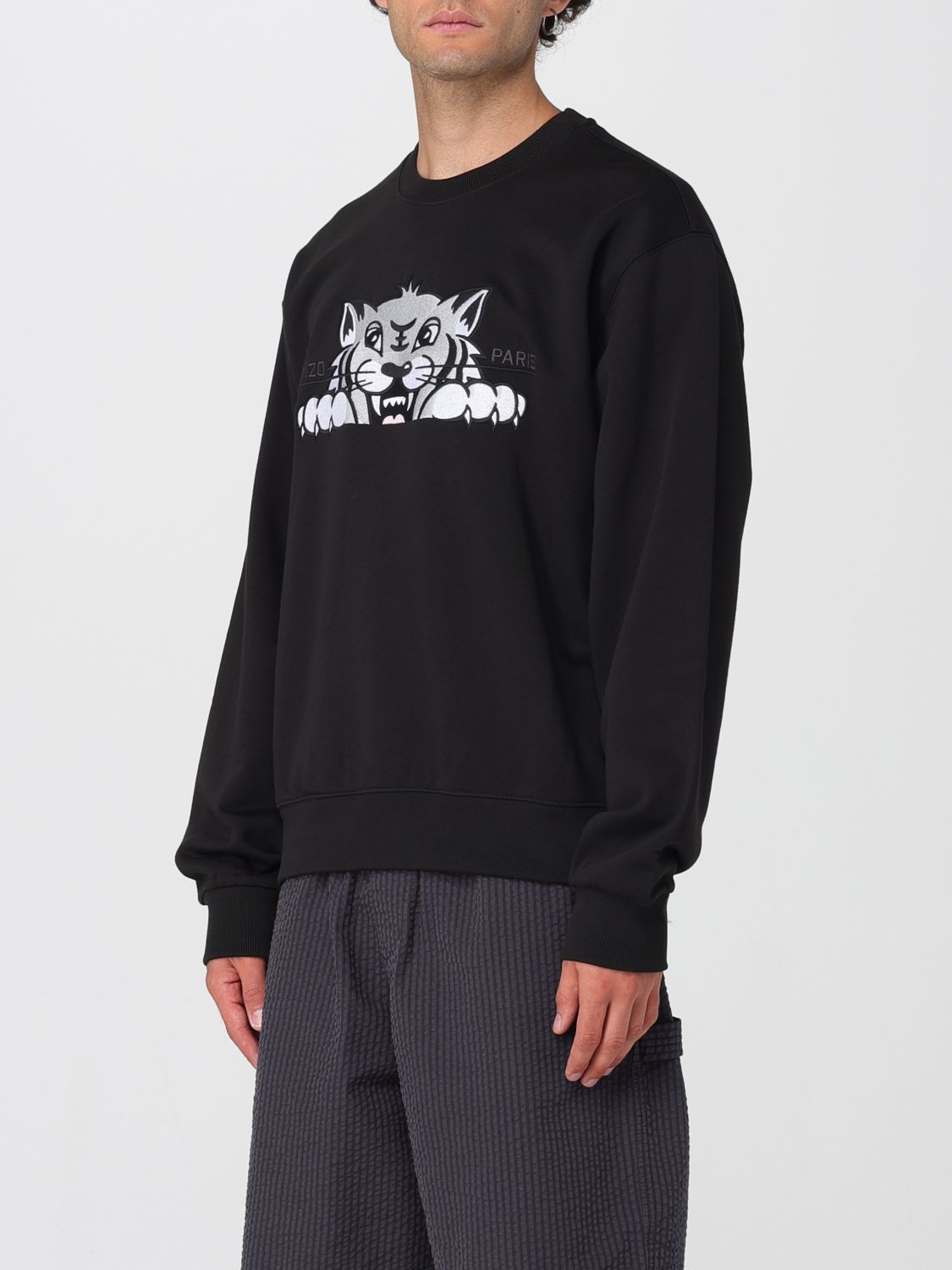 Sweatshirt Men color Black