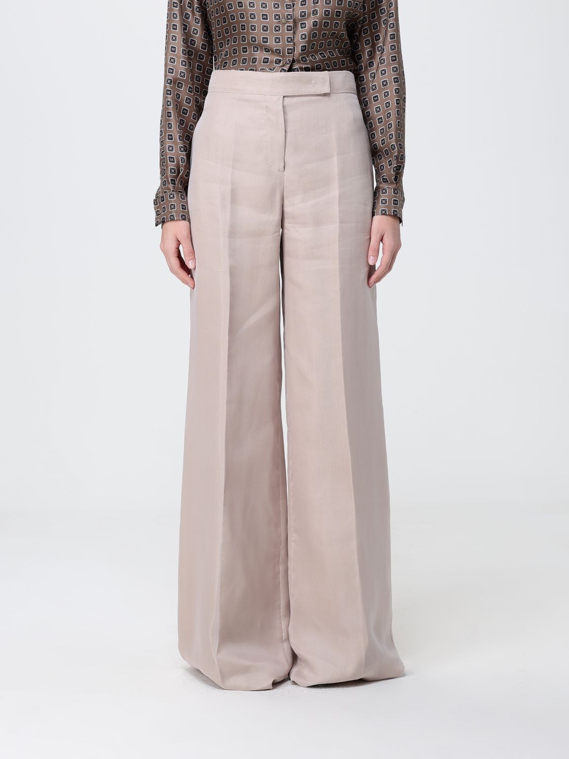 Pants Woman color Camel