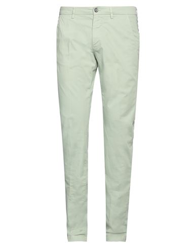 Mason's Man Pants Light green Size 38 Cotton, Elastane