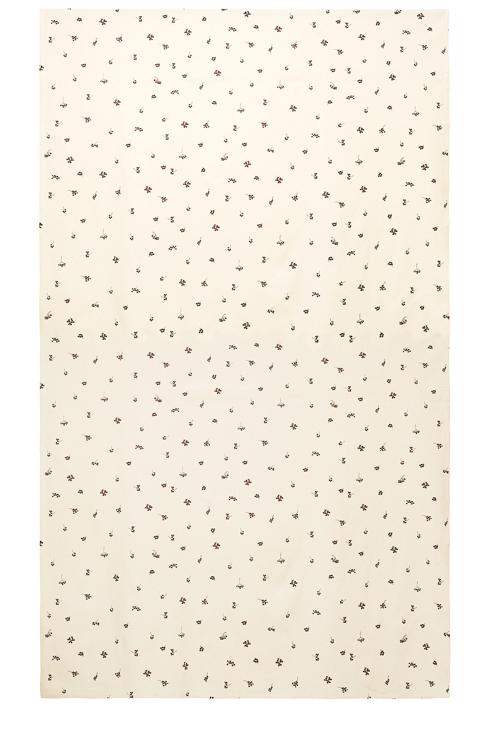 Ferm Living Baies Tablecloth in Natural & Dark Chocolate - Cream. a
