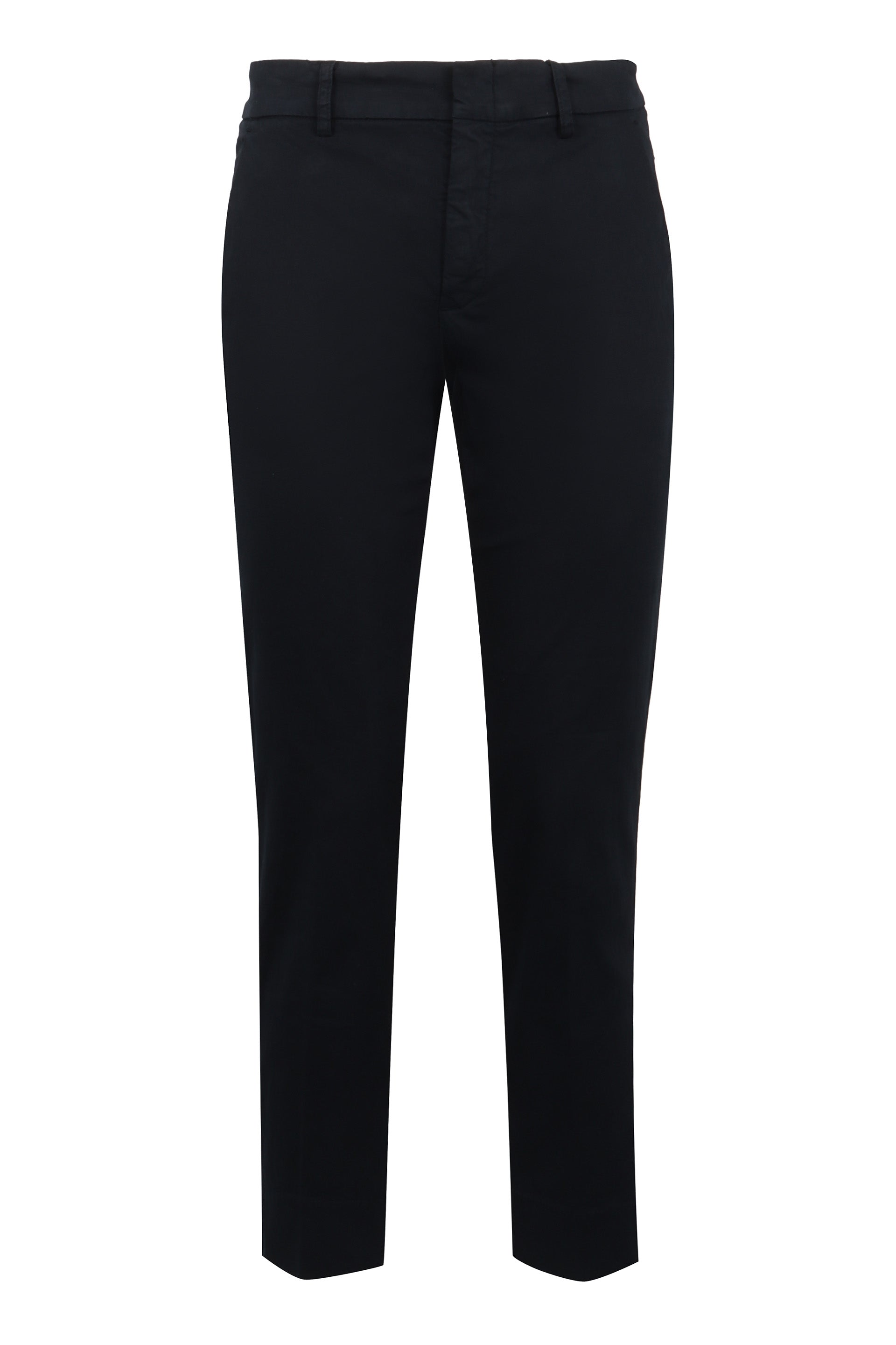 -inspired Cotton Trousers with Side Pockets