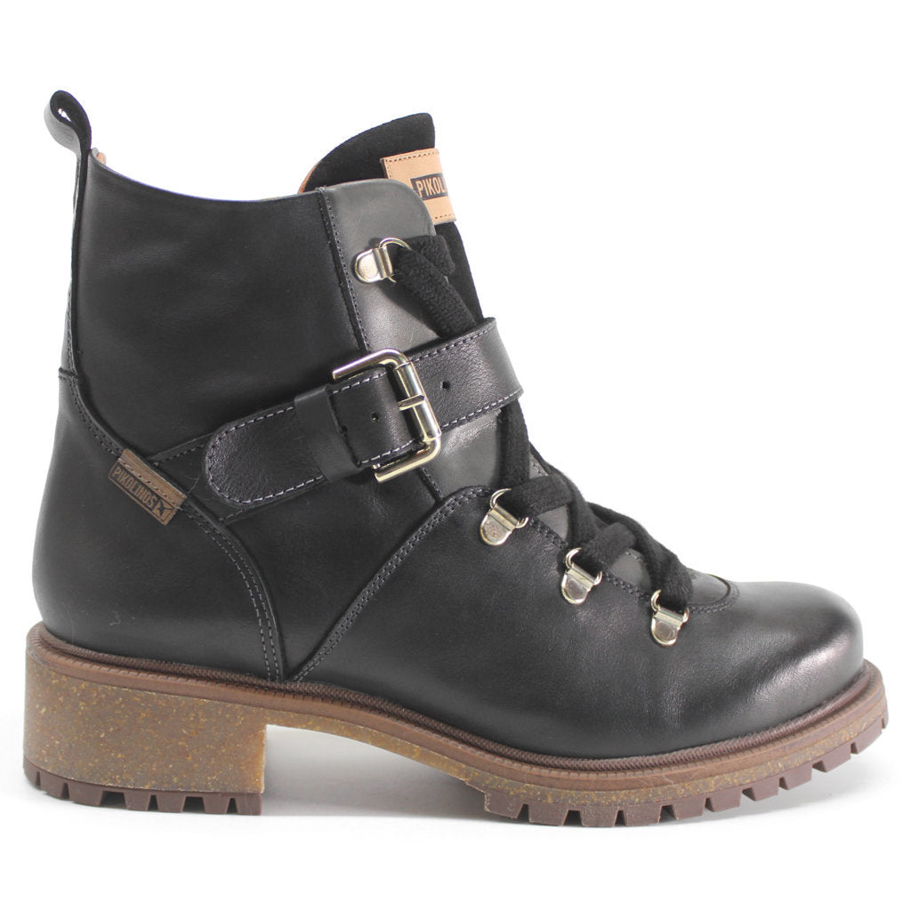 Pikolinos Aspe Calfskin Leather Women's Zip Up Ankle Boots
