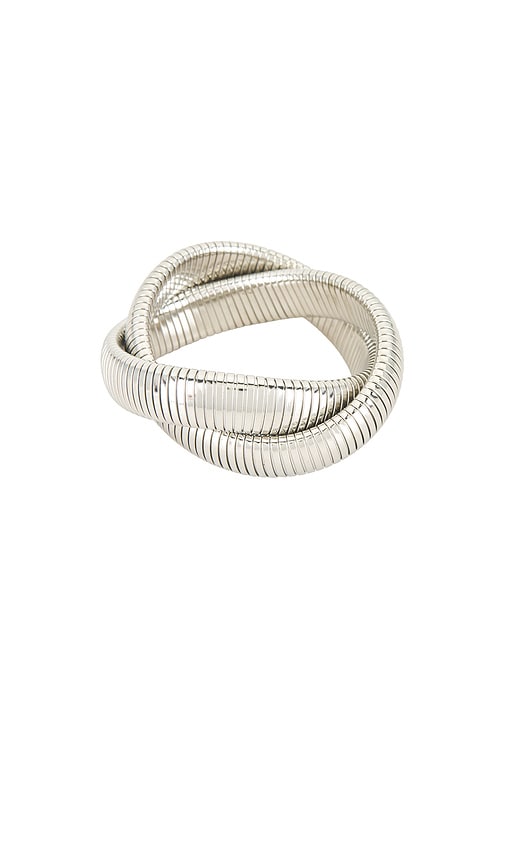 BRACHA ARMREIF SHE'S THE MOMENT in Metallic Silver
