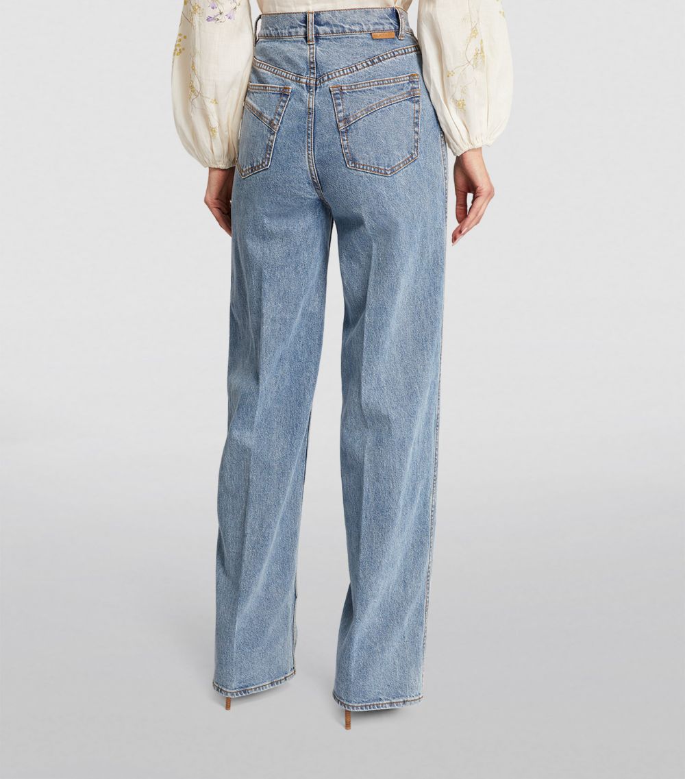 High-Rise Wide-Leg Jeans