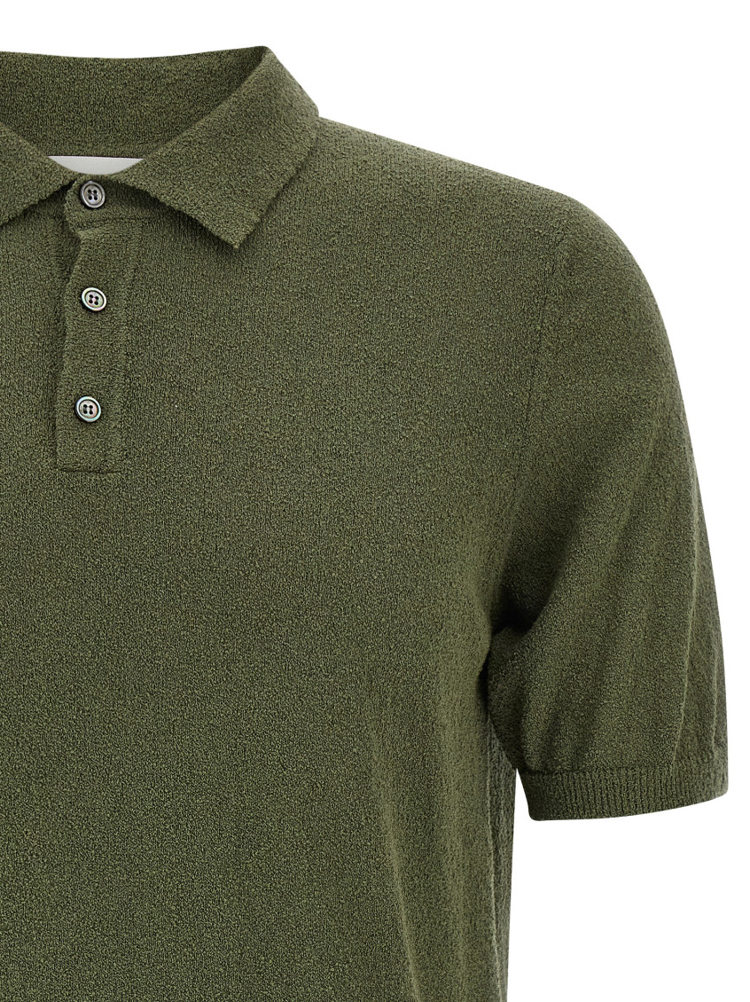 Spongy Effect Polo Shirt