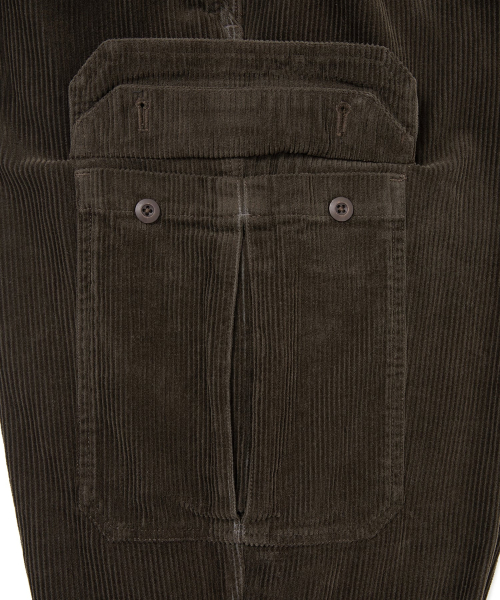 Corduroy Cargo Pant Brown