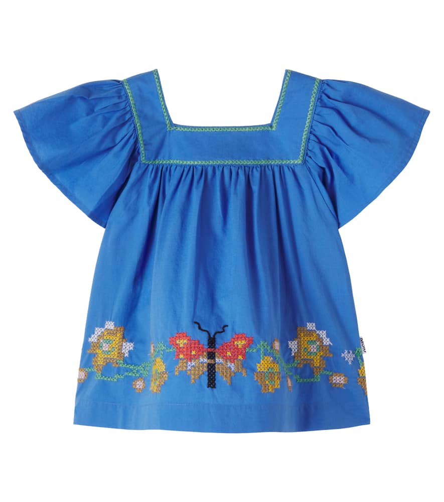 Rosalyn embroidered cotton top
