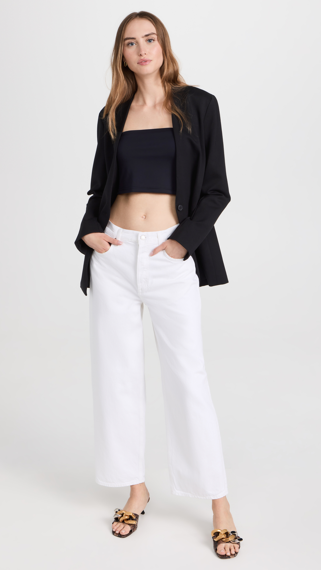 Perfect Collarless Blazer