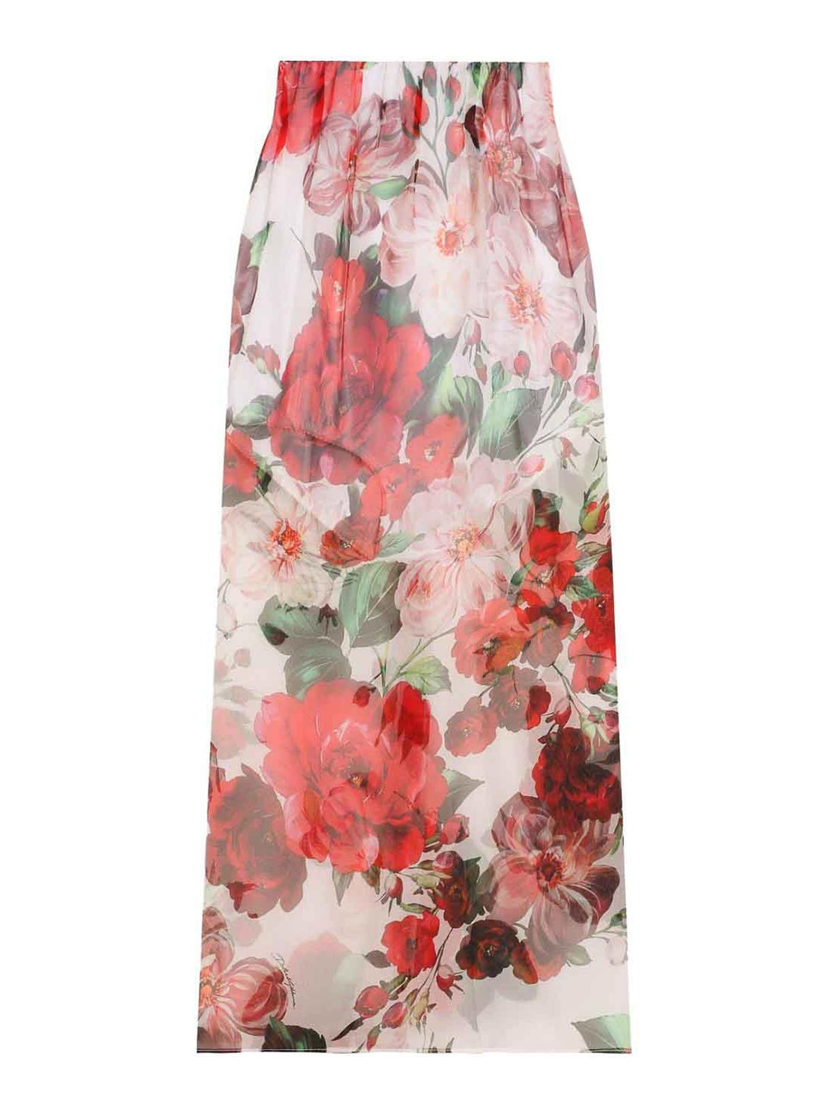 Printed Silk Skirt