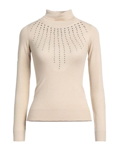 Woman Turtleneck Beige