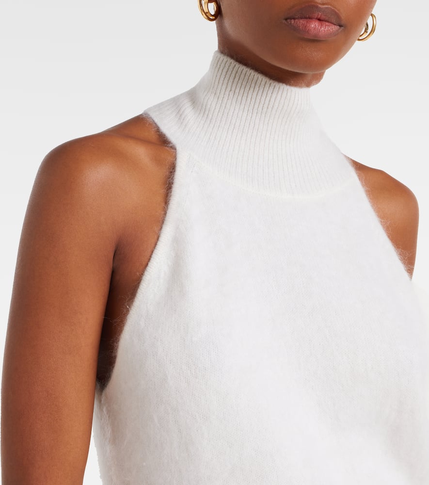 Leya knitted cashmere tank top