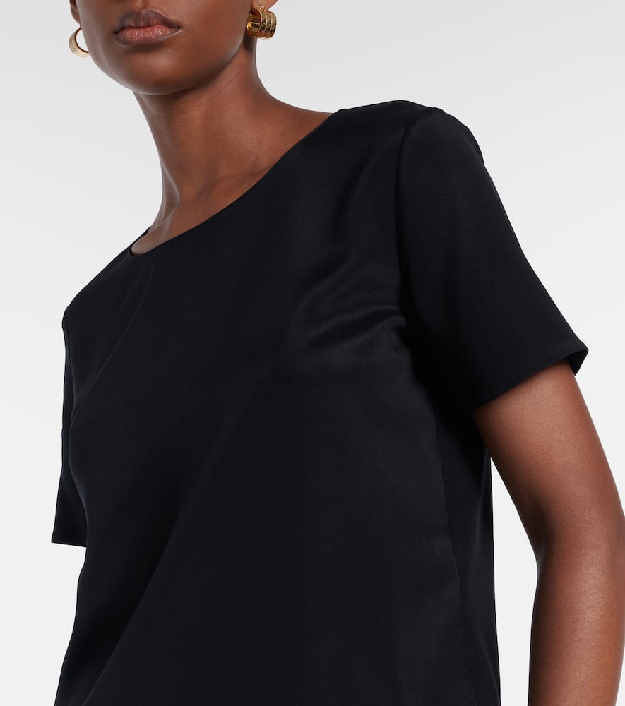 Aris silk-blend top