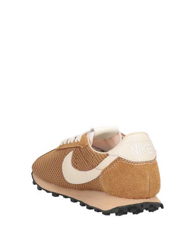 Man Sneakers Camel Size 8.5 Leather, Textile fibers