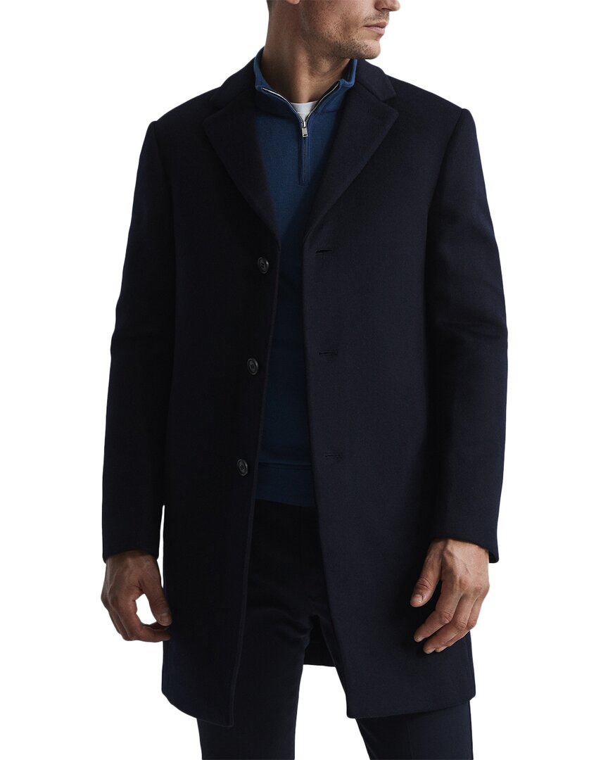 Gable Wool-Blend Epsom Overcoat