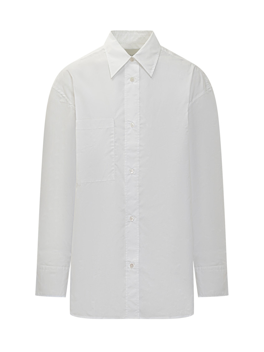White Oversized Solid Shirt
