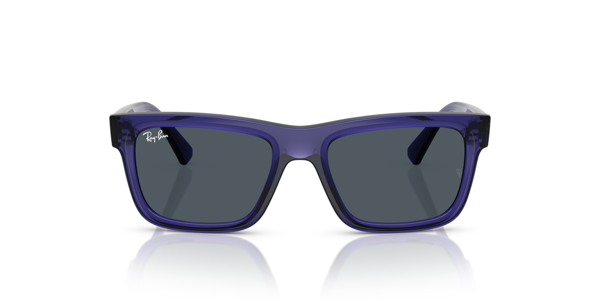 Ray - Ban Kid Ray - Ban RJ9196S 719187 Sunglasses Injected Violet Grey Squared Norma