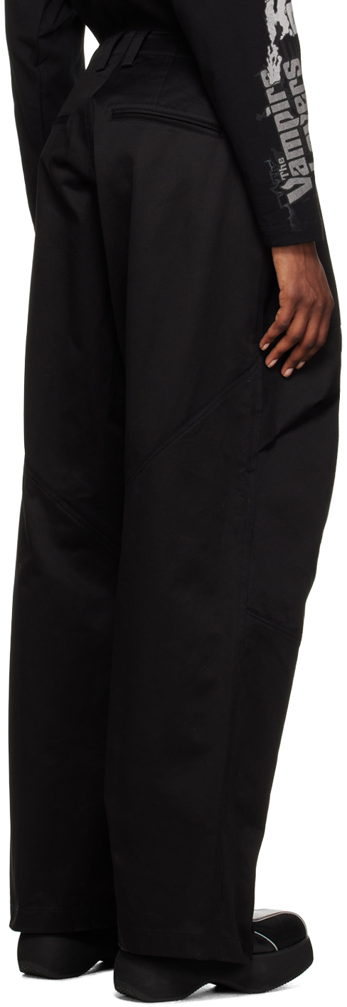 Black paneled slacks