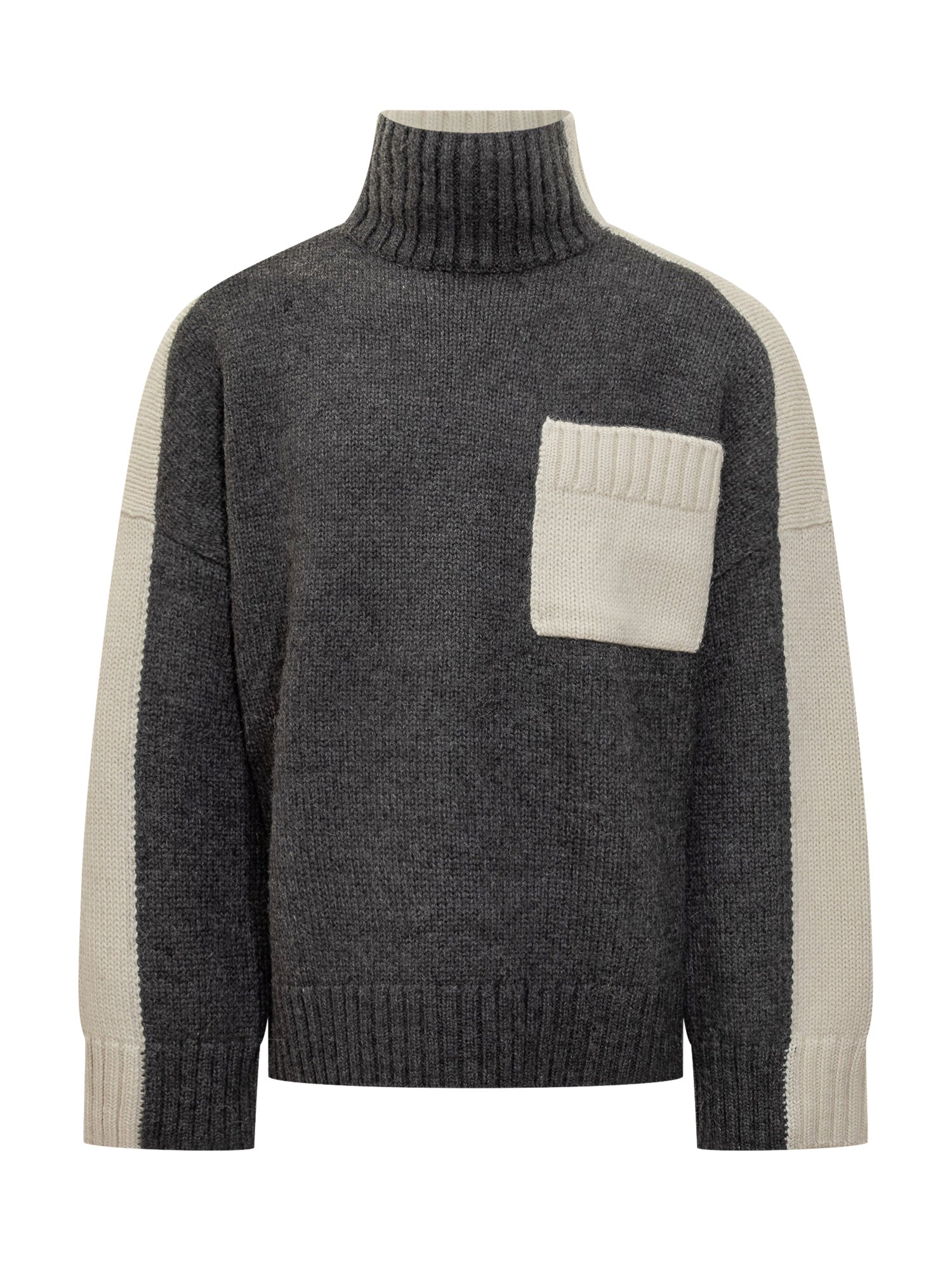 J. w. Anderson High Neck Colorblock Pullover