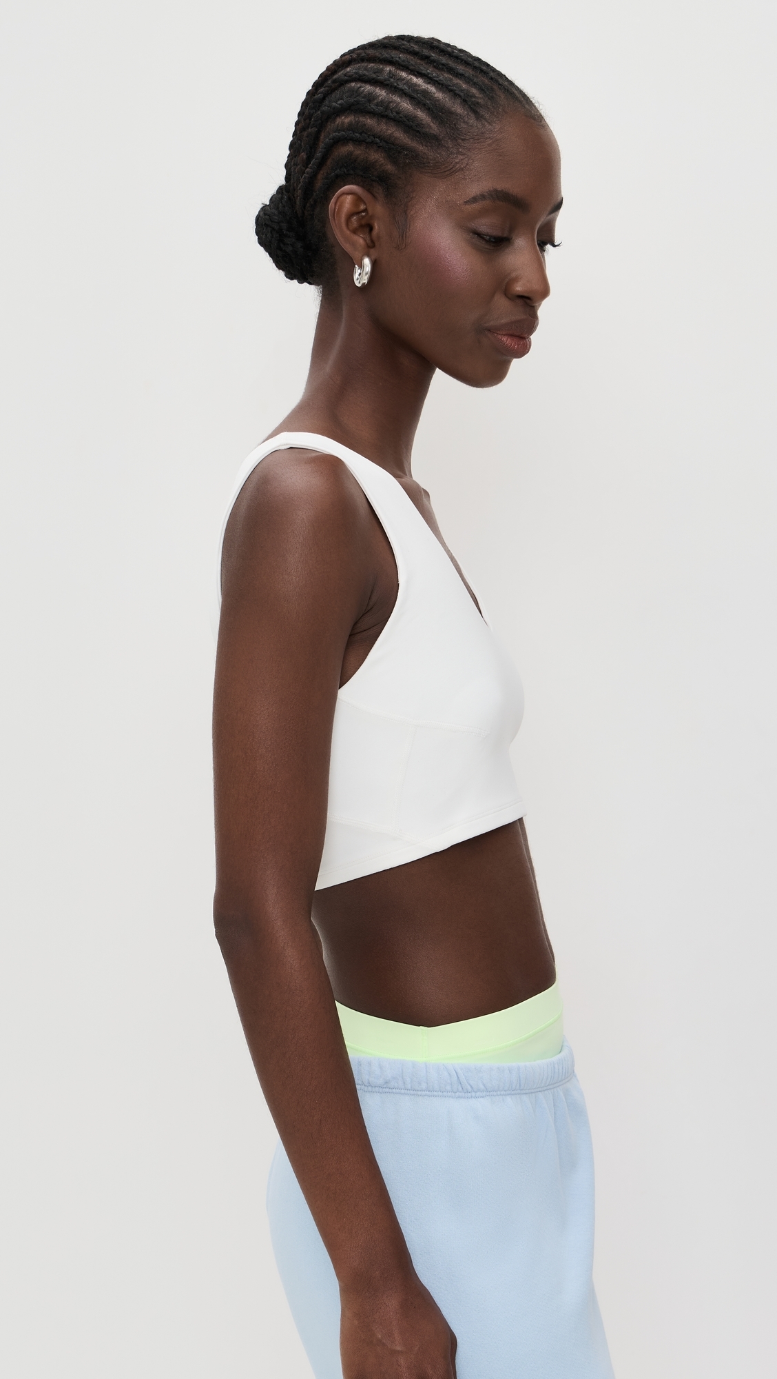 Never Better Crop Cami White