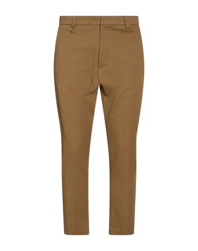 Man Pants Light brown Size 31 Cotton, Elastane