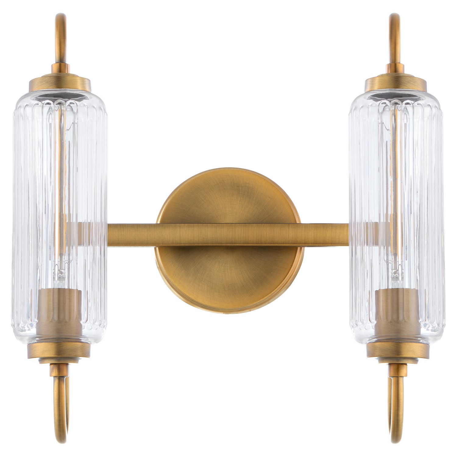 Brushed Brass Bathroom Vanity Light from the Whitmire Collection