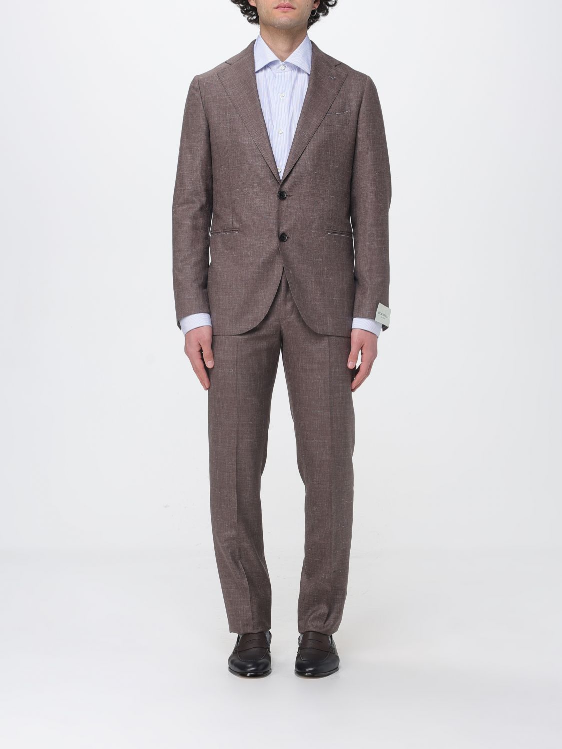 Suit Men color Brown