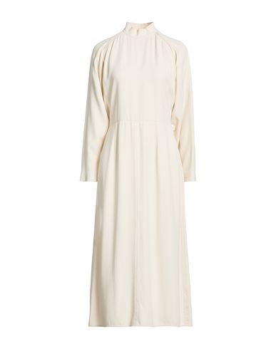 Woman Midi dress Ivory Size 10 Viscose, Wool