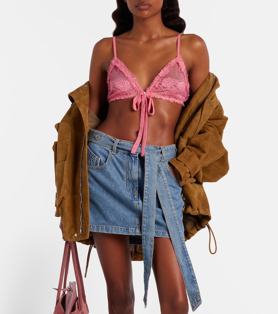 Lace bra top