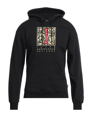 Man Sweatshirt Black Size XS Cotton