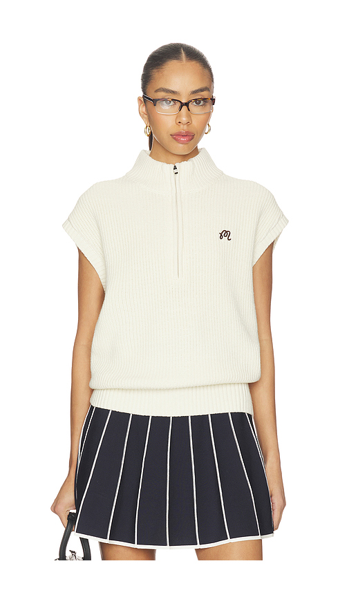 Malbon Iva Sweater Vest in Cream. - S also in M