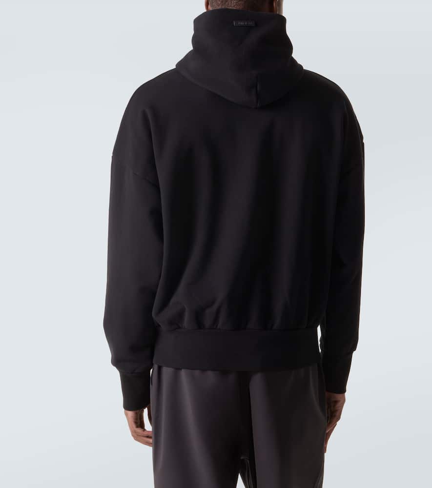 Cotton jersey hoodie