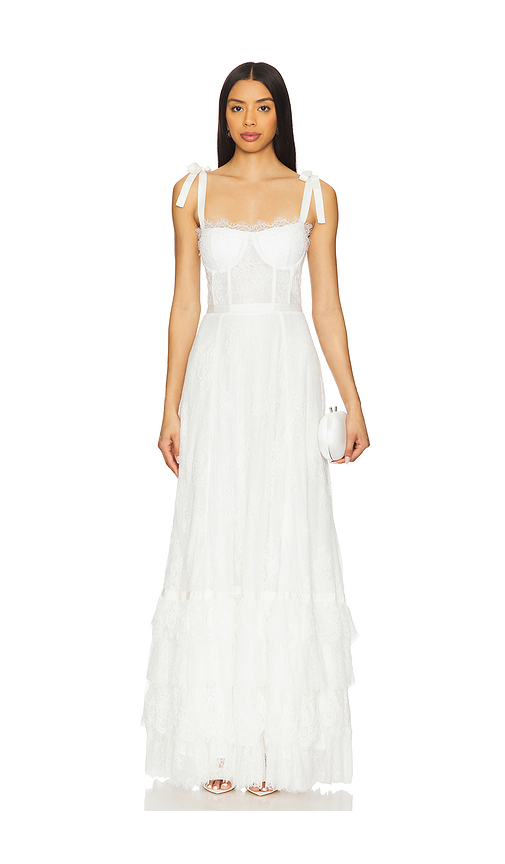 V. Chapman ROBE DE SOIRÉE HARMONY en White. 0. Also en