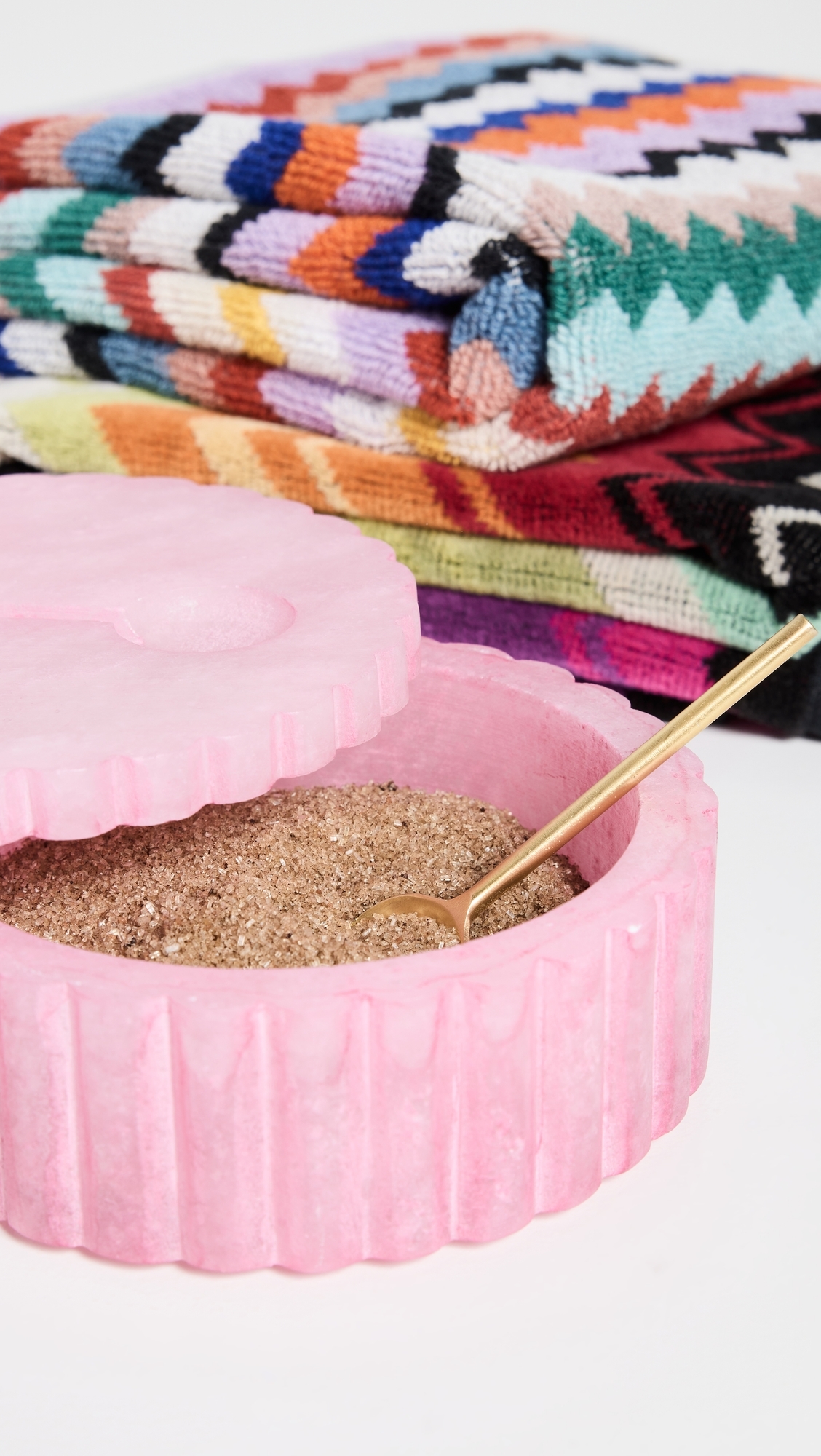 Shopbop x Bath Salt Cellar with Spoon Pink One Size