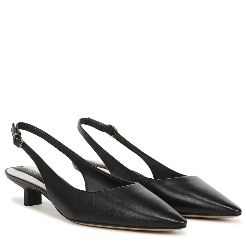 Women's Pura Slingback Shoes (Black Leather)