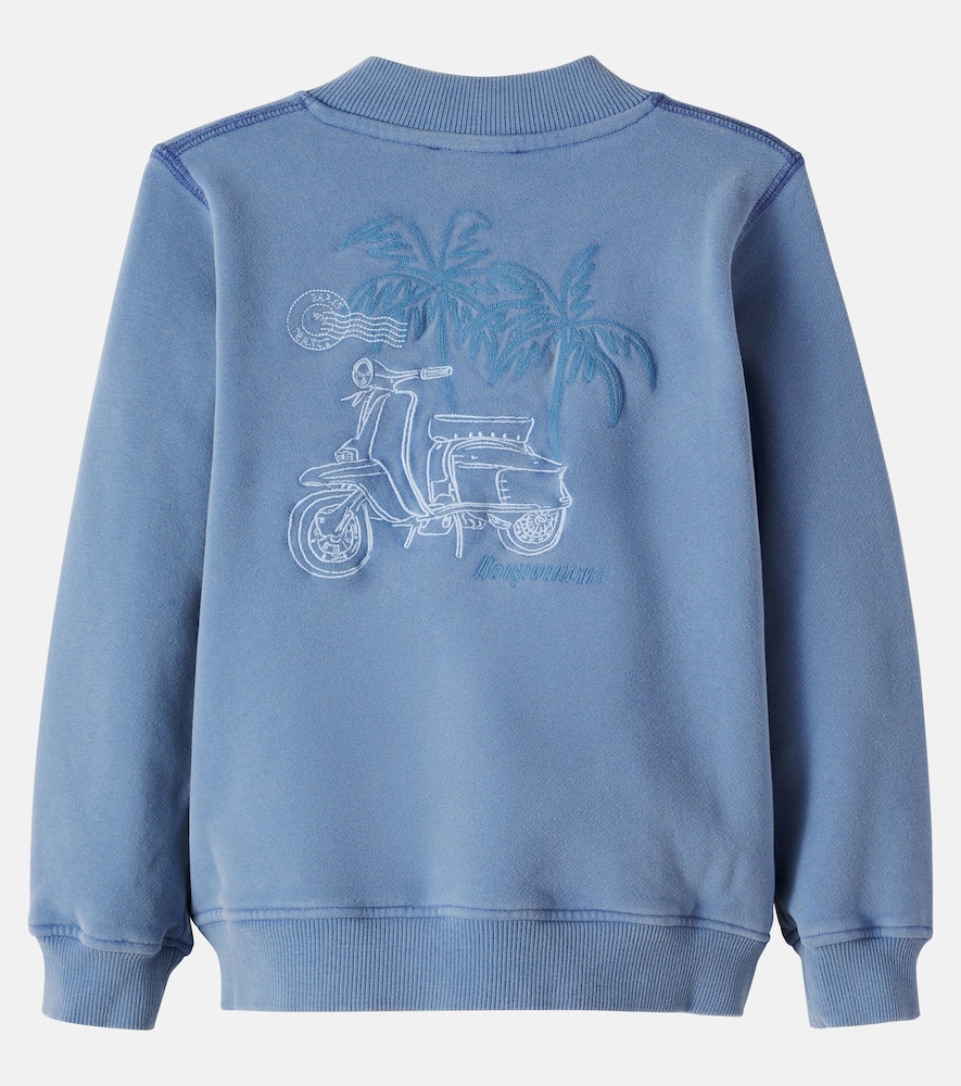 Loreto embroidered cotton sweatshirt