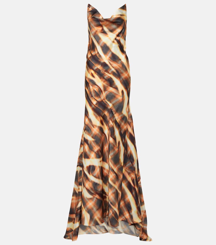 Printed gown